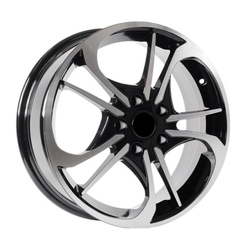 Alu kola AGT 17253, 17x6.5 5x114.3 ET50, černá + leštění