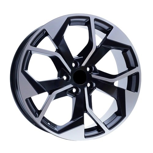 Alu kola AGT 18252, 18x8 5x112 ET35, černá + leštění
