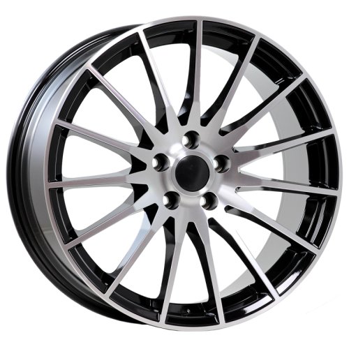 Alu kola AGT 19174, 19x8.5 5x108 ET45, černá + leštění