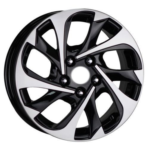 Alu kola AGT 648, 16x6.5 5x114.3 ET35, černá + leštění