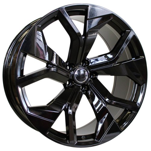 Alu kola Racing Line B1637, 22x10 5x112 ET18, černá lesklá (zátěžová)