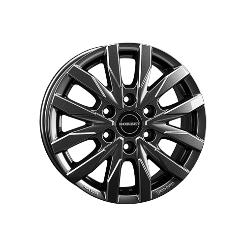 Alu kola BORBET CW6, 16x6.5 6x130 ET62, tmavě šedivá (zátěžová)