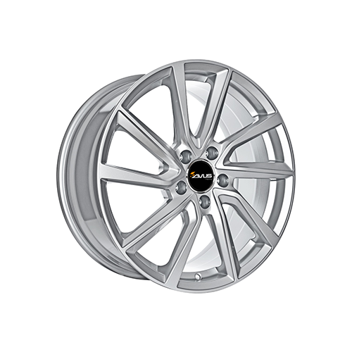 Alu kola AVUS VELGEN AC-518, 17x7 5x100 ET38, stříbrná metalíza