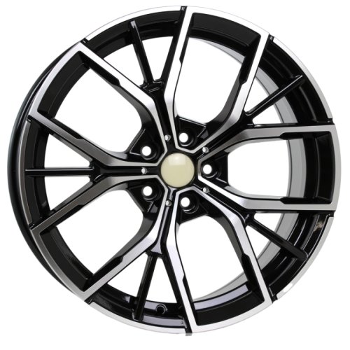 Alu kola Racing Line B1667, 18x8 5x112 ET30, černá + leštění