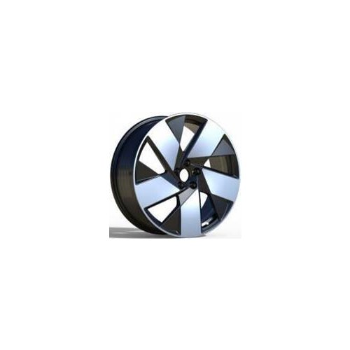 Alu kola Racing Line SR402, 20x8 5x108 ET50.5, černá + leštění (zátěžová)