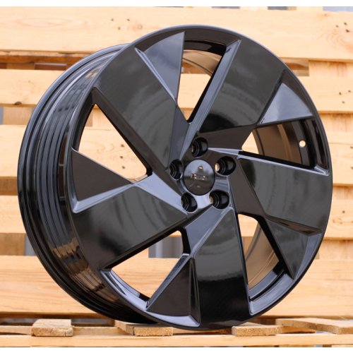 Alu kola Racing Line SR402, 20x8 5x108 ET50.5, černá lesklá (zátěžová)