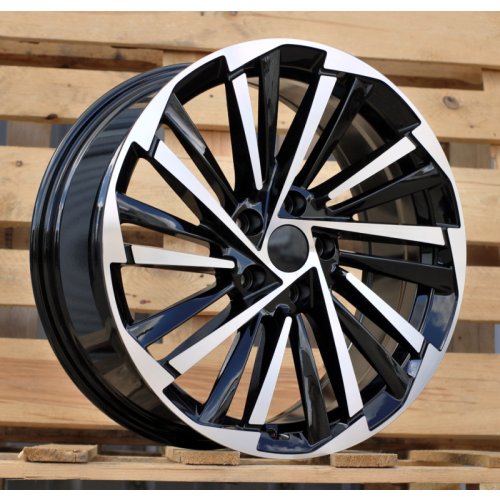 Alu kola Racing Line FBX261, 17x7 5x112 ET40, černá + leštění
