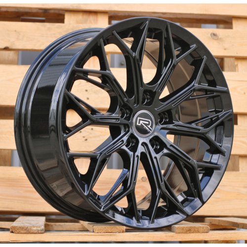 Alu kola Racing Line A1407, 17x7.5 5x100 ET40, černá lesklá