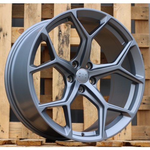 Alu kola Racing Line I5598, 23x10 5x112 ET15, šedivá matná (zátěžová)