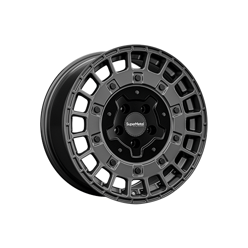 Alu kola SUPER METAL RIG, 18x8 5x160 ET45, šedivá matná (zátěžová)