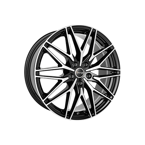 Alu kola AVUS VELGEN AC-MB6, 19x8 5x120 ET45, černá lesklá + leštění (zátěžová)