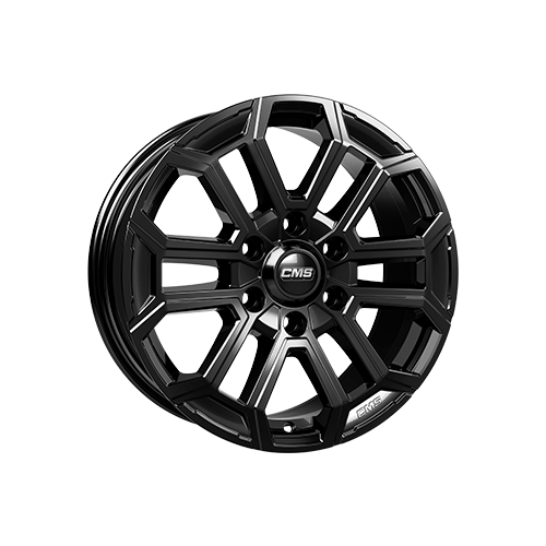 Alu kola CMS C35, 17x7.5 6x139.7 ET38, černá lesklá (zátěžová)