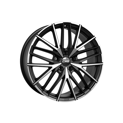 Alu kola CMS C36, 18x8 5x112 ET30, černá matná + leštění