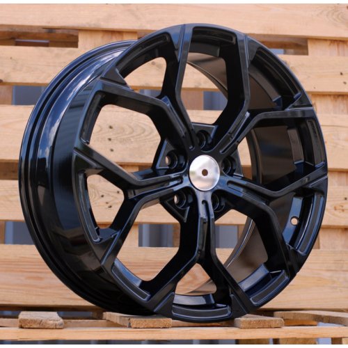 Alu kola Racing Line A056, 18x7.5 5x112 ET51, černá lesklá
