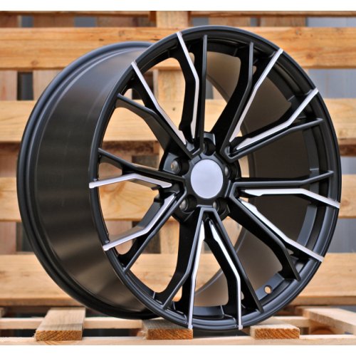 Alu kola Racing Line A5385, 19x9.5 5x112 ET38, černá matná