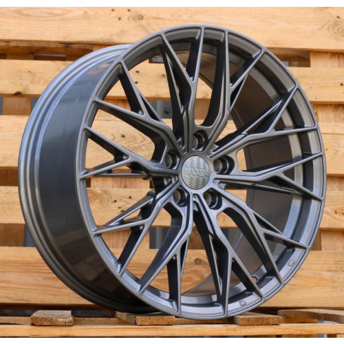Alu kola Haxer HX042, 19x8.5 5x112 ET40, šedivá matná