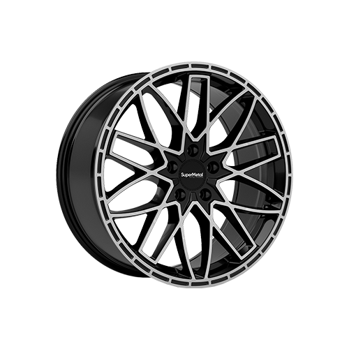 Alu kola SUPER METAL VANE, 20x9 5x120 ET45, černá lesklá + leštění (zátěžová)