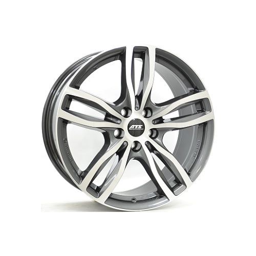 Alu kola ATS EVOLUTION, 19x9 5x114.3 ET40, šedivá + leštění (zátěžová)