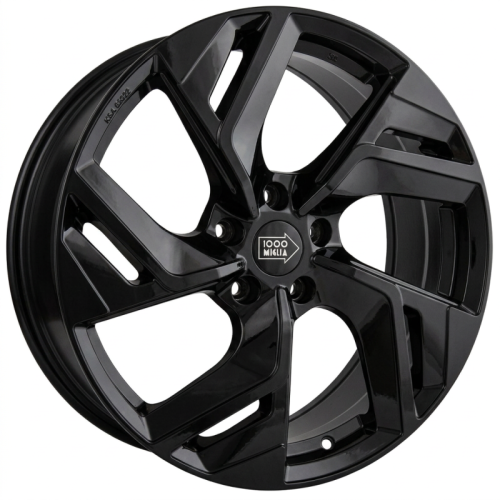 Alu kola Mille Miglia MM1031, 19x7.5 5x108 ET45, černá lesklá